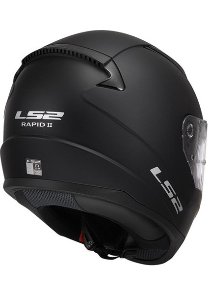 Rapıd 2 Mat Siyah Kask (Xl)