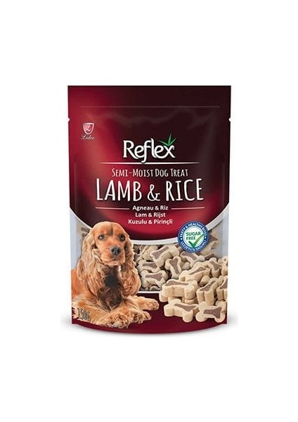 Kuzu ve Pirinçli Yarı Yumuşak Köpek Ödül Maması 150 gr