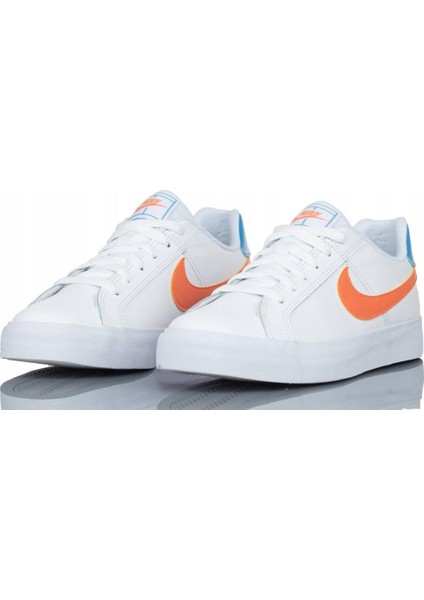 Court Royale Ac Wmns Beyaz Turuncu Kadın Sneaker Ayakkabı DN4244 181