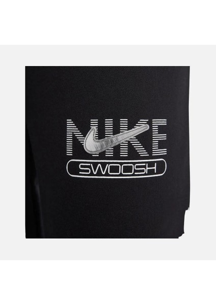 Sportswear Swoosh High-Waist Fleece Siyah Kadın Uzun Düz Eşofman Altı DR5615-010 fırsatları