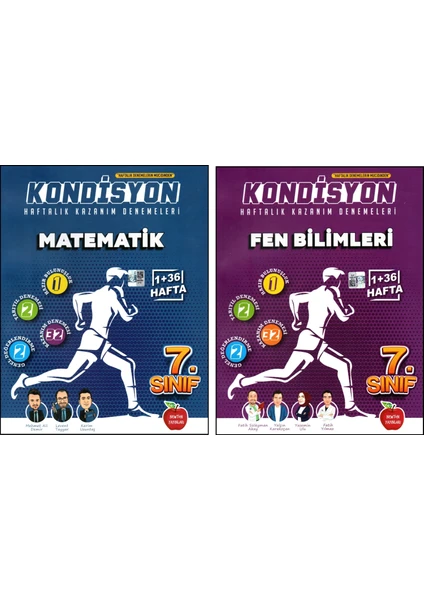 Newton Yayınları 7. Sınıf Matematik - Fen Bilimleri Kondisyon Denemeleri 2 Kitap