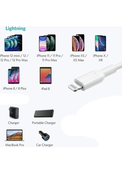 CL38 2,1A Xr-Xs USB Apple Lightning Şarj Kablosu