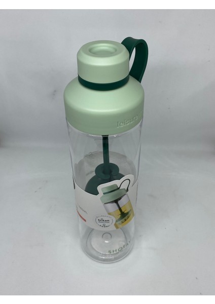 Tea Cup Süzgeçli Tritan Matara Yeşil 680 ml St- 6637