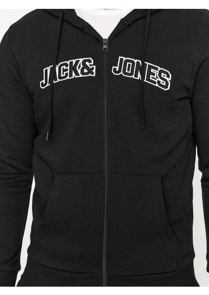 Erkek Fermuarlı ve Kapüşonlu Sweatshirt - 12241567 modelleri
