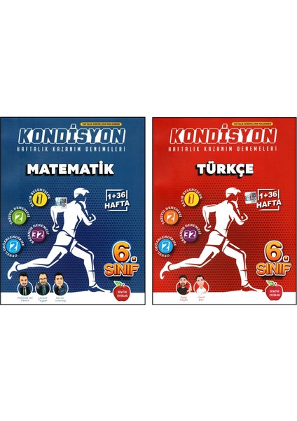 6. Sınıf Matematik - Türkçe Kondisyon Denemeleri 2 Kitap