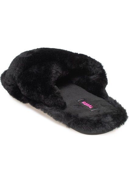 CC0181Z Tw Çapraz Peluş Ev Terliği Kadın Terlik fırsatları