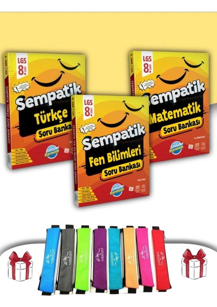 8. Sınıf Sempatik Matematik - Fen Bilimleri - Türkçe Soru Bankası Seti