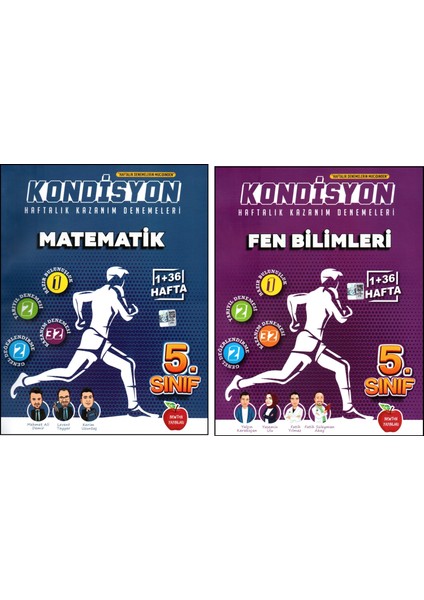 5. Sınıf Matematik - Fen Bilimleri Kondisyon Denemeleri 2 Kitap