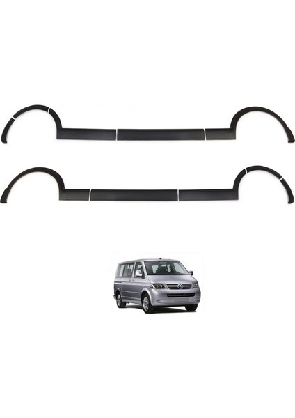 Volkswagen Transporter T5 Uzun Şasi 2003 - 2009 Çamurluk ve Kapı Dodikleri Set 11 Parça Çift Sürgü