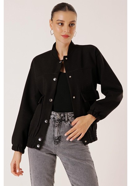 Beli Lastikli Torba Cepli Kaşe Bomber Mont modelleri