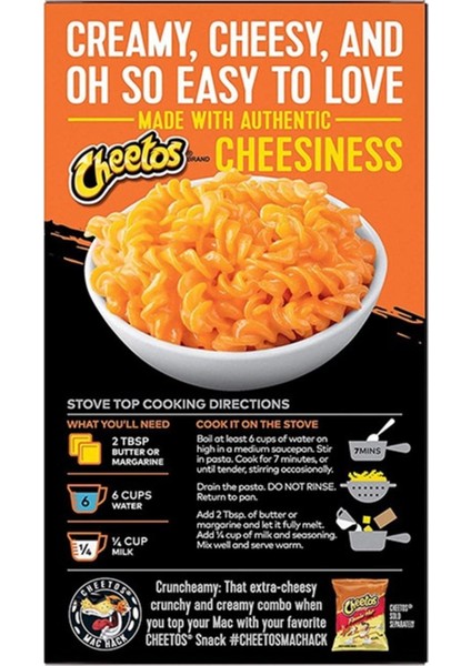 Mac And Cheese Bold & Cheesy 170G Cheetos Makarna