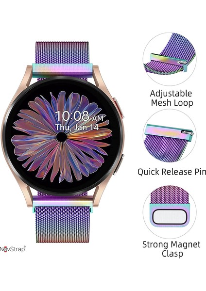 Huawei Watch Gt5 46mm Gt5 Pro Gt4 46mm Gt3 46mm Gt3 Pro Gt3 Se Gt2 ile Uyumlu Kordon 22mm Metal Hasır Çelik Kayış fırsatları