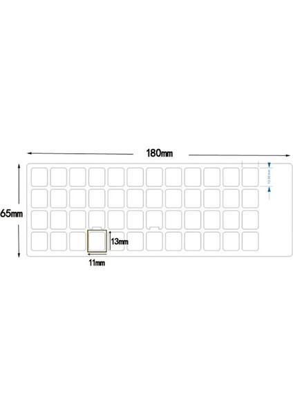 Rusça Klavye Etiketi Şeffaf Arka - Russian Keyboard Sticker Transparent