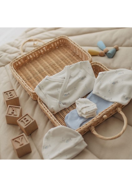 5'li Yenidoğan - Hastane Çıkışı Seti Fishes