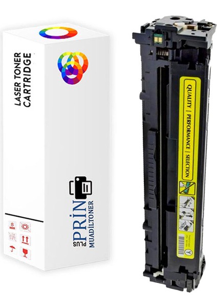Hp 128A / Hp CE322A - Hp Colorlaserjet CE861A Sarı Muadil Toner