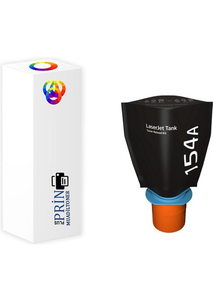 HP-W1540A 1604W-W1540A 154A Siyah Muadil Dolum Kiti 2500 Sayf