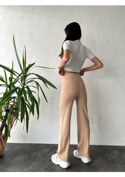 Marie Beli Lastikli Eşofman Altı
