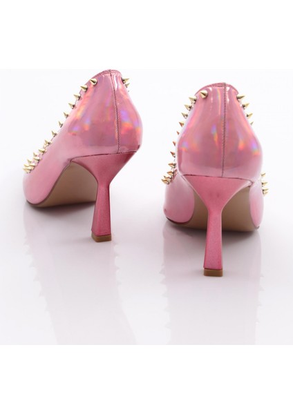 6079 Kadın Diken Taşli Topuklu Ayakkabı modelleri