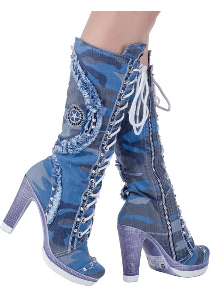 Kot Spor Çizme Kamuflaj Kadın fırsatları