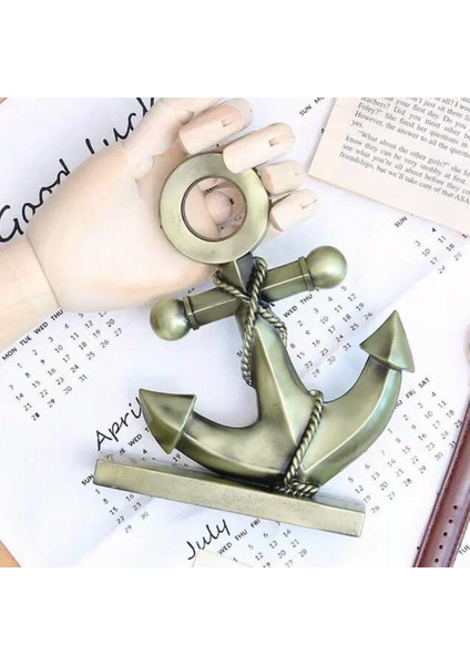 Vintage Metal Çapa Biblo Antik Bronz 16 cm indirimleri