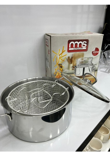 Kapaklı Çelik Kızartma Tenceresi-Çeyiz Kızartma Tenceresi-Paslanmaz Tel fiyatları