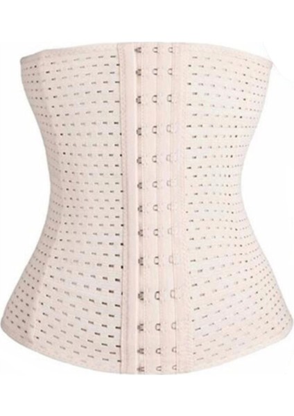 Pregnant Lohusa Bel Korse Korsesi Bel Eğitmeni Zayıflatma Kemeri Şekillendirme Balenli Lohusa Korse Bej
