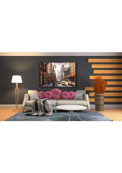 Yağlı Boya Görünümlü Manzara Kanvas Tablo D27