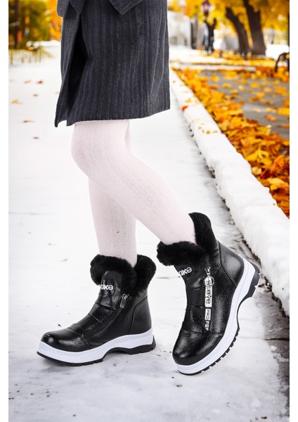 250 Rugan Çatlak Fermuarlı Kız Çocuk Bot Ayakkabı Siyah fiyatları