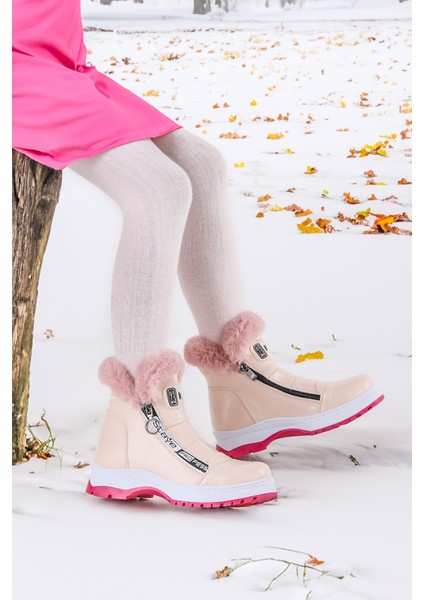 Bente Rugan Çatlak Fermuarlı Kız Çocuk Bot Ayakkabı modelleri