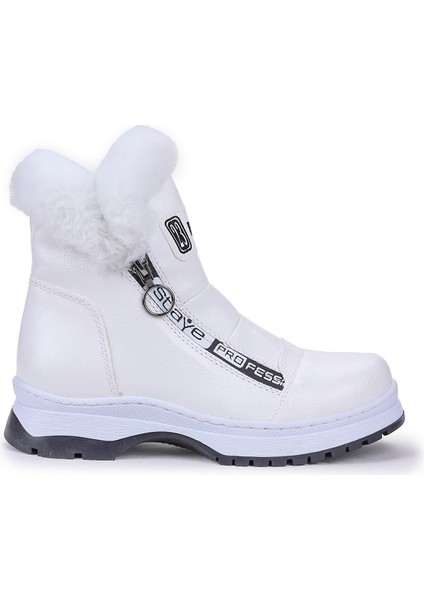 Bente Rugan Çatlak Fermuarlı Kız Çocuk Bot Ayakkabı indirimleri