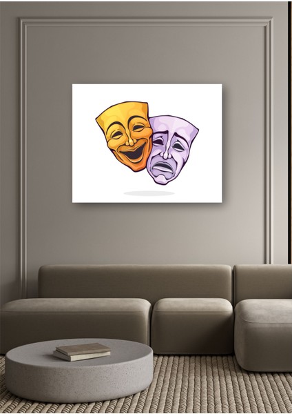 Maske Soyut Kanvas Tablo K7 fiyatları