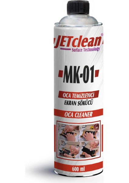 Jet Clean Mk-01 600 ml Oca Temizleme Sıvısı