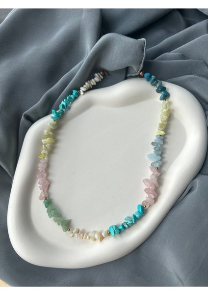 karışık doğaltaş kolye modelleri