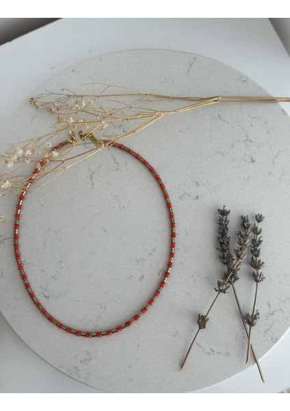 Mercan Hematit Kolye modelleri