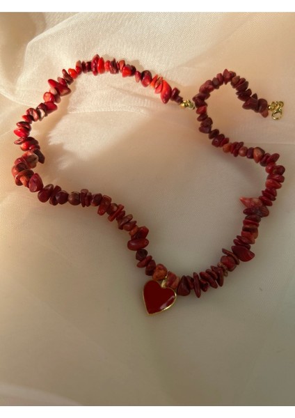 Mercan Kalp Kolye modelleri