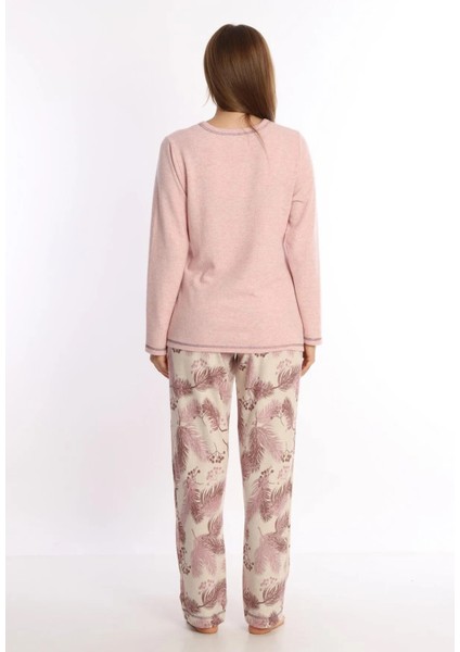 Pamuklu Kadın Pijama Takımı Pembe