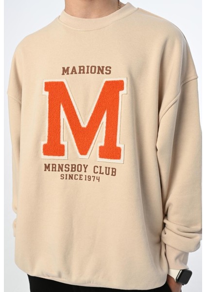 Erkek Çocuk M Harfi Işlemi Sweatshirt indirimleri