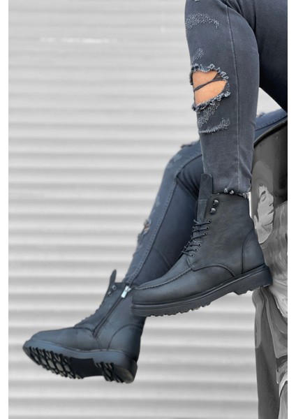 Içi Dışı Nubuk Deri Siyah Erkek Bot fiyatları