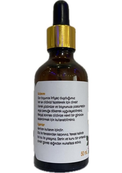 Tam Gül Suyu %100 Saf 50 ml