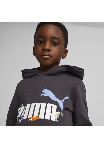 x The Smurfs Çocuk Kapüşonlu Sweatshirt
