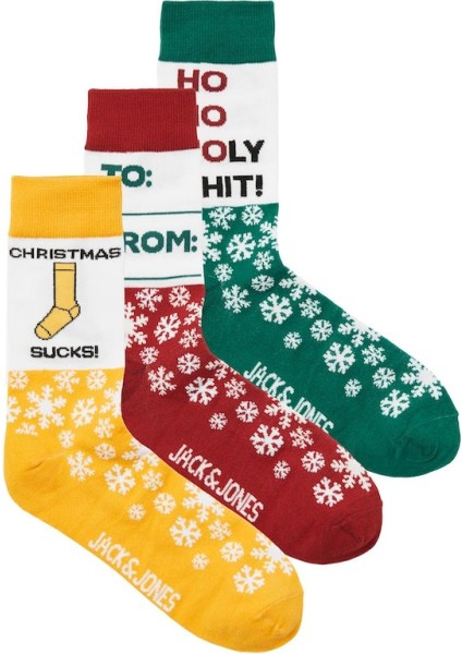 Xmas Gıft 3 Lü Paket Erkek Çorap 12246162