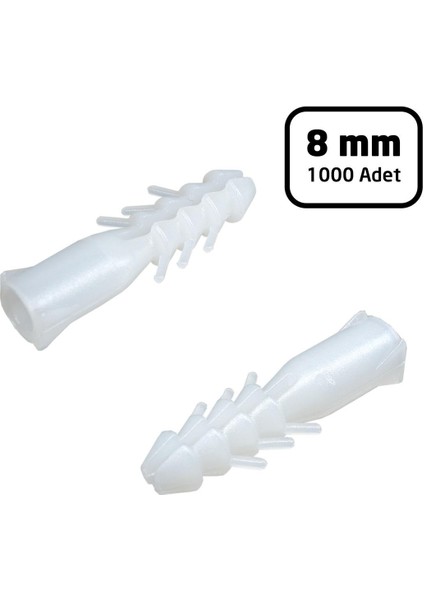 501152 Plastik Dübel 8 mm (1000 Adet)