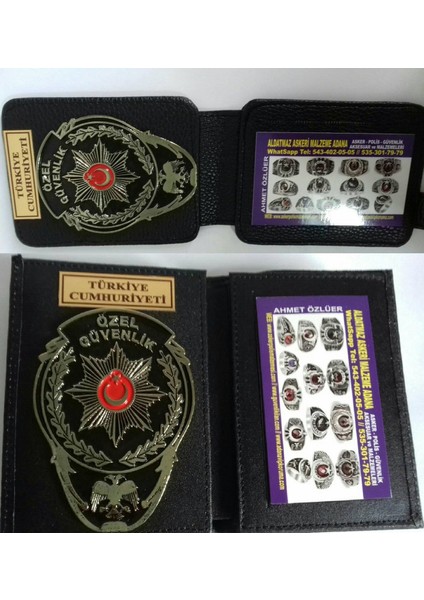 Özel Güvenlik Rozetli Cüzdan (2)Adet,al-Sıvıle Satılmaz-Sadece Özel Güvenlik Görevlisi Satın Alabılır.
