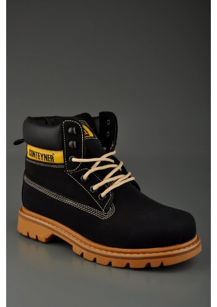 Spor Kalıp Cat Model Erkek Bot Siyah