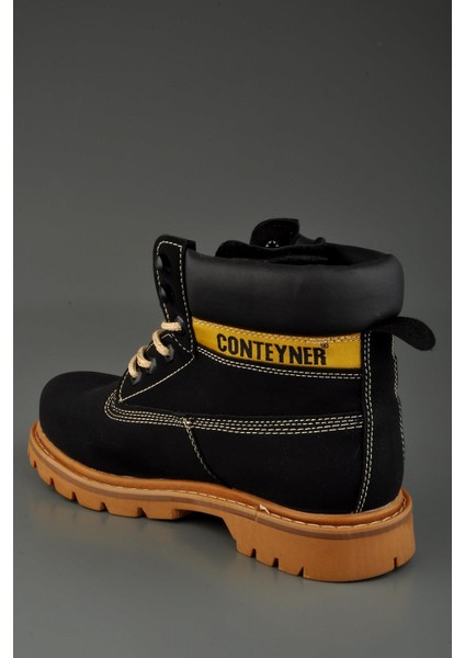 Spor Kalıp Cat Model Erkek Bot Siyah modelleri