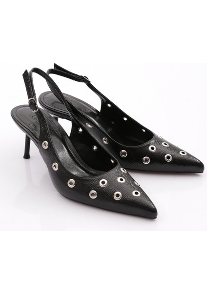 1783 Kadın Arkası Açik Sivri Burun Topuklu Ayakkabı fiyatları