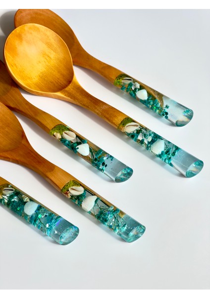 Okyanus Serisi Premium 5 Parça Tahta Servis ve Pişirme Seti Takımı 29 Cm. indirimleri