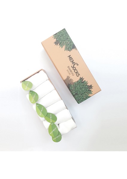 6'Lı Unisex Bambu Çocuk Soket Çorap Özel Kutulu