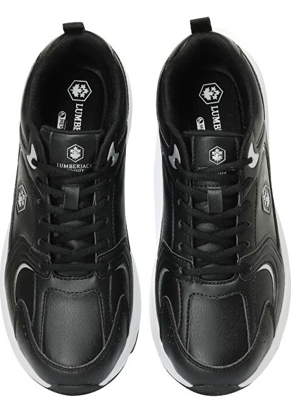 Pol Pu 3pr Bağcıklı Phlon Taban Erkek Sneaker Siyah