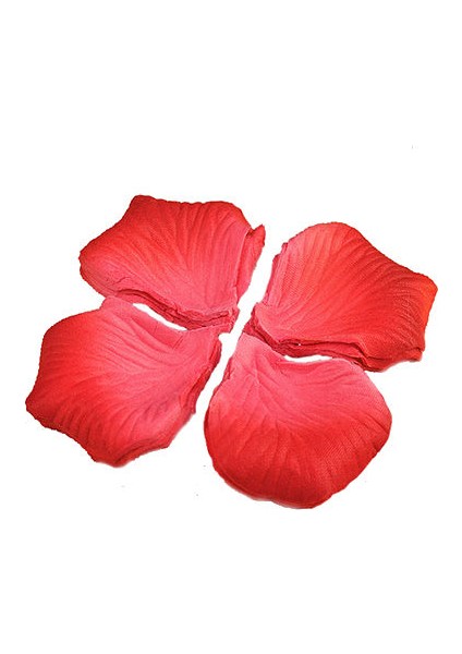 Sevgililer Günü 2000 Adet Kırmızı Yapay Kumaş Gül Yaprakları